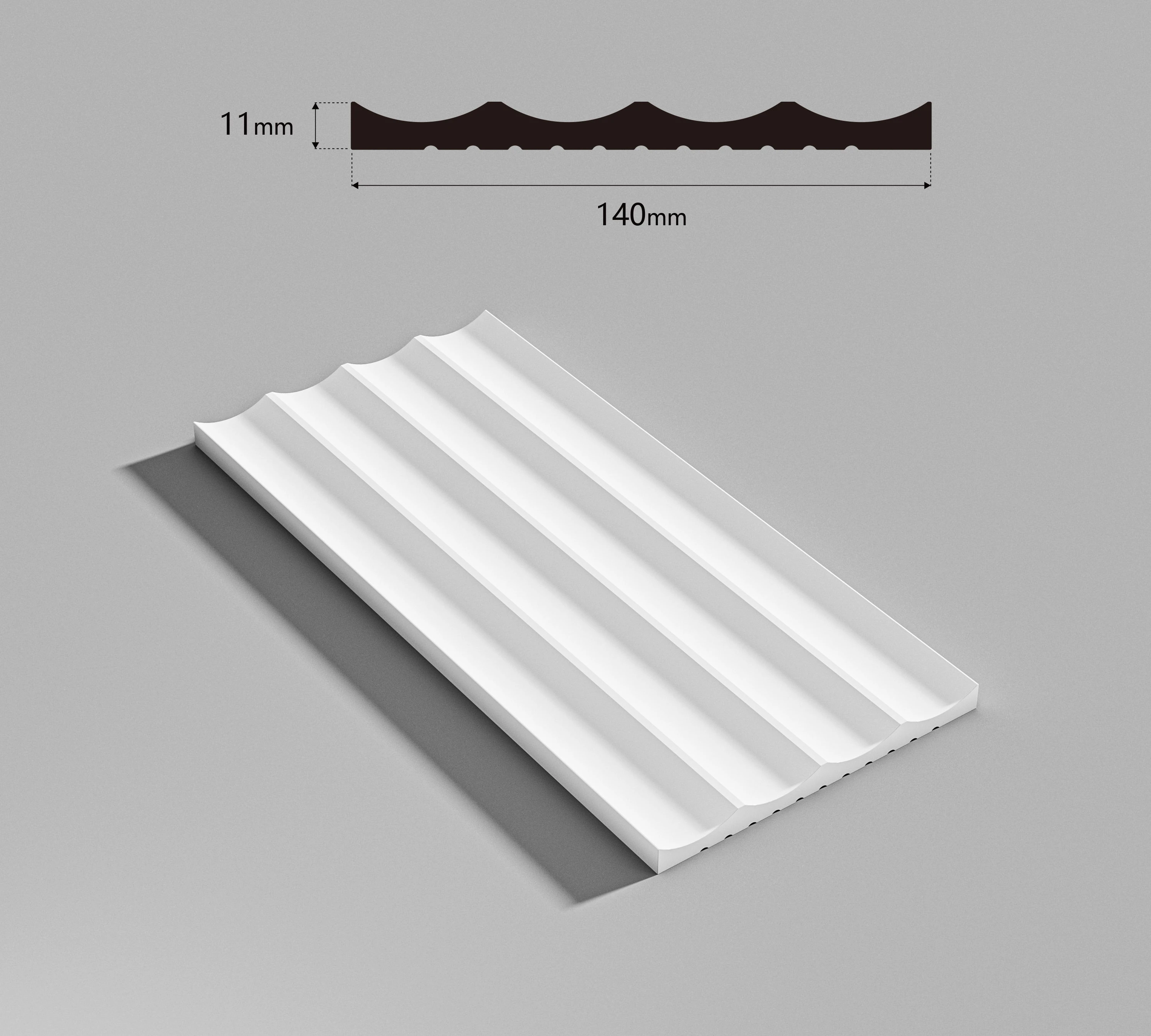 Современный напольный плинтус PS Wall Skirt Водонепроницаемый, легкий и простой в установке
